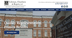 Desktop Screenshot of colemanchambers.com